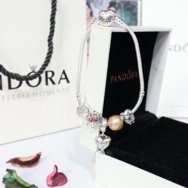 Silver Pandora Disney Pooh Bear Charm Bracelet For Women
