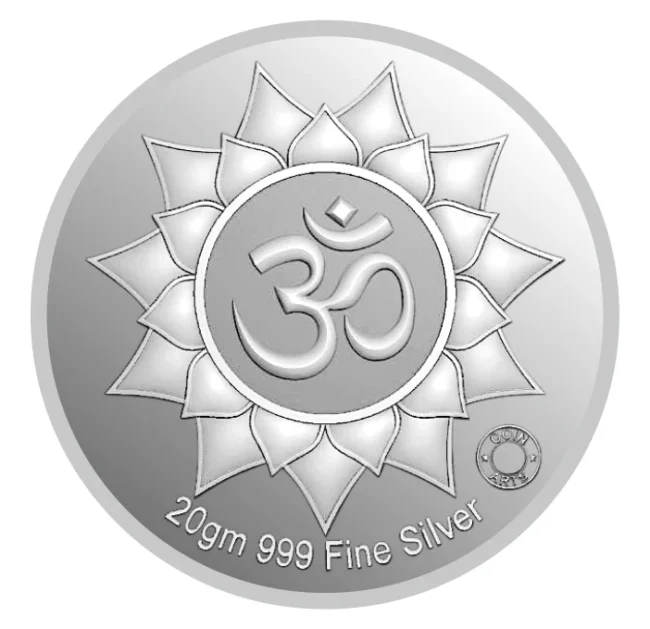 GODESS DURGA JI 999 SILVER COLORED COIN 10 GRAM