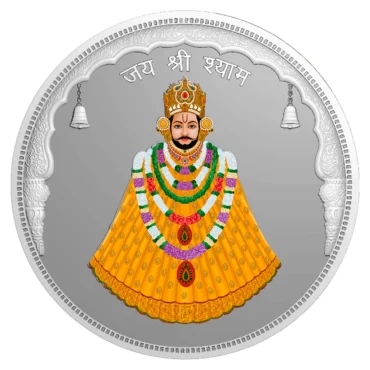 Khatu Shyam Ji 999 SILVER COLORED COIN 10 GRAM