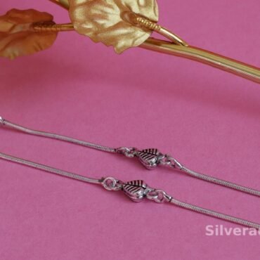 silver anklet for women