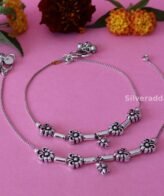 silver anklet for women