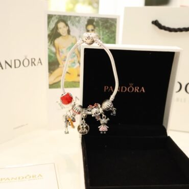 Mickey Minnie Pandora Silver Bracelet For Women