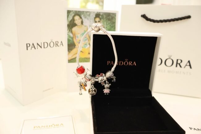 Mickey Minnie Pandora Silver Bracelet For Women