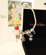 Mickey Minnie Pandora Silver Bracelet For Women