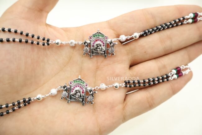 Silver Doli Design Payal – 28 Gram Traditional Anklet for Women | Silveradda