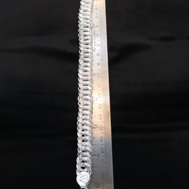 Heavy silver bracelet for men 49.38g weight