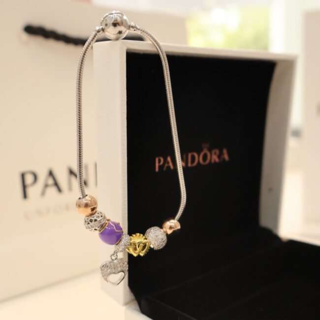 Shine in Silver with a Pop of Gold & Purple Silveradda
