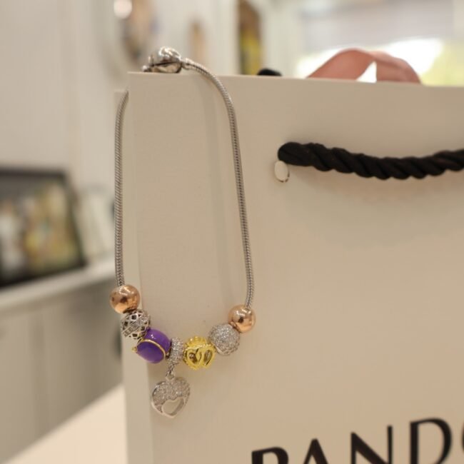 Shine in Silver with a Pop of Gold & Purple Silveradda