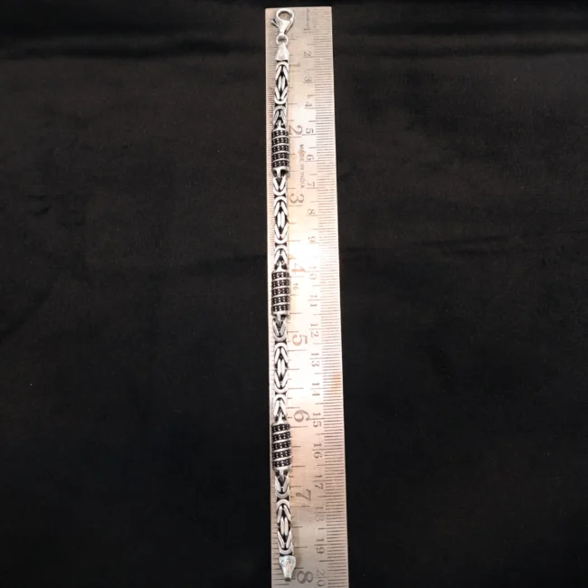 925 silver turkish bracelet for men