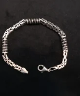 925 silver turkish bracelet for men