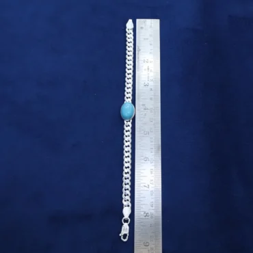 Salman Khan style silver bracelet for men