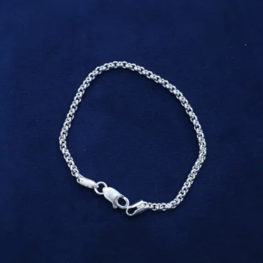Silver Link Chain Bracelet for Men – 10.2g – 8.5 Inch – Silveradda