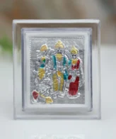 Shri Ram Darbar Silver Frame