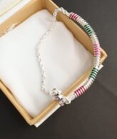 Traditional Silver Plated Multicolor Kada Payal for Women | Silveradda