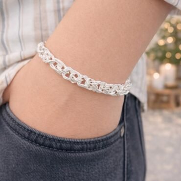 Premium Sterling Silver Intricate Weave Bracelet – Silveradda