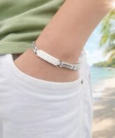 Royal Identity Roman Silver Link Bracelet – Silveradda