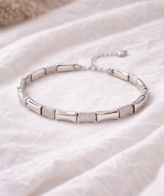 925 Sterling Silver Designer Link Bracelet for Women | Silveradda