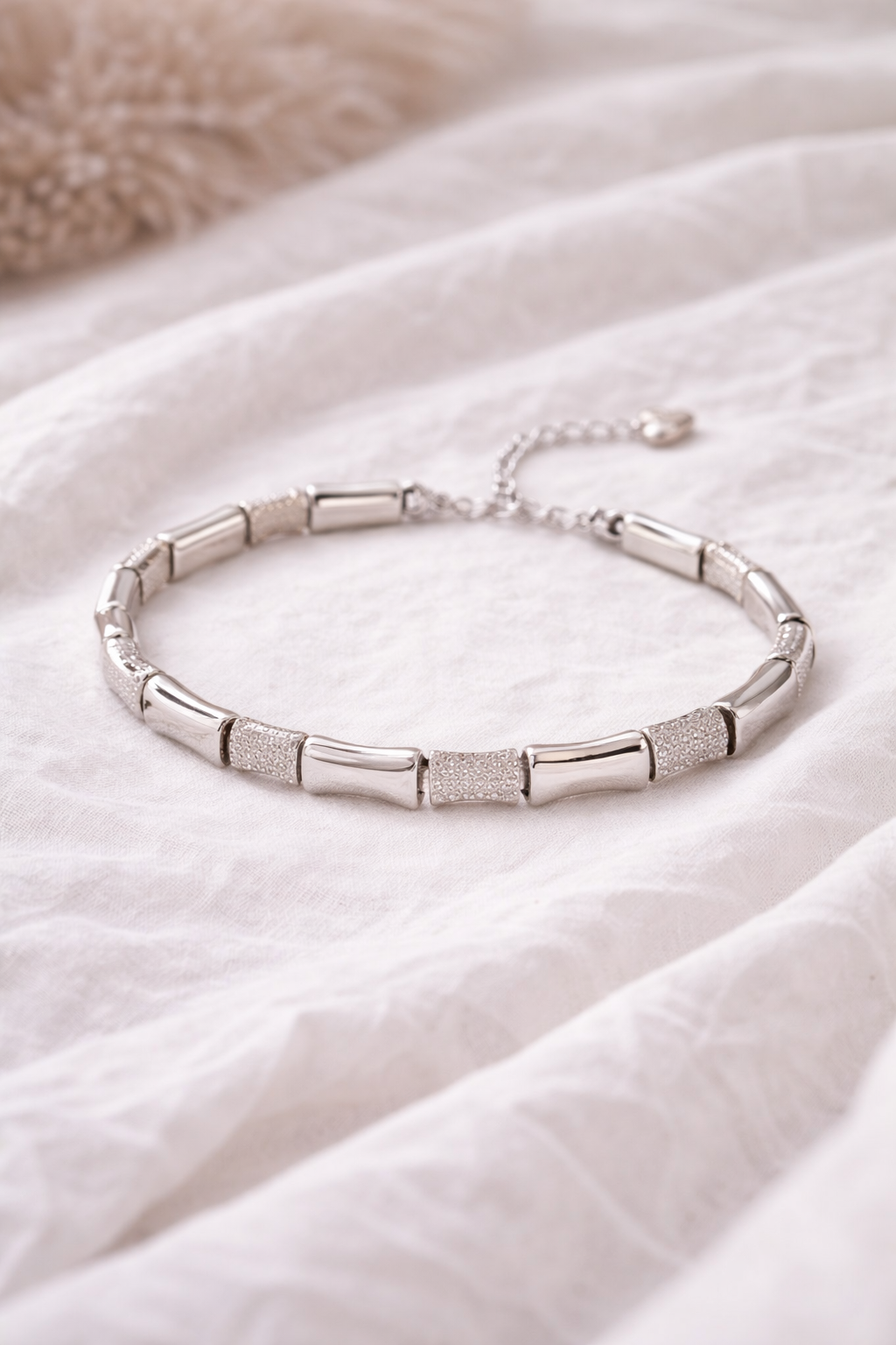 925 Sterling Silver Designer Link Bracelet for Women | Silveradda
