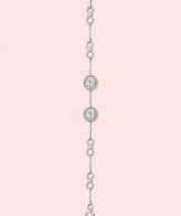 Delicate Zircon Link 925 Silver Bracelet for Women | Silveradda