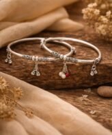 Elegant Pearl Drop 925 Silver Anklet  Silveradda