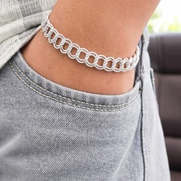 Titan Loop Chain Bracelet Silveradda