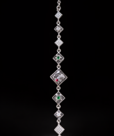 Vintage Square Link 925 Sterling Silver Bracelet for Women | Silveradda