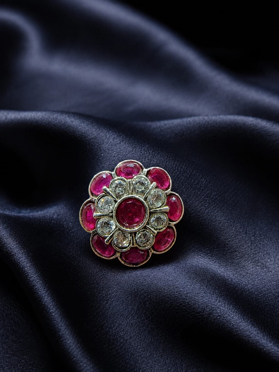 925 Silver Pink Floral Rakhdi for Women | Silveradda